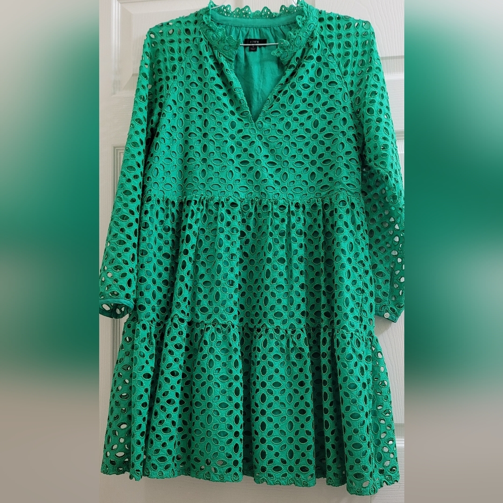 J-Crew Relaxed, Tiered Silhouette Dress